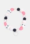 Bracelet de perles rose fille