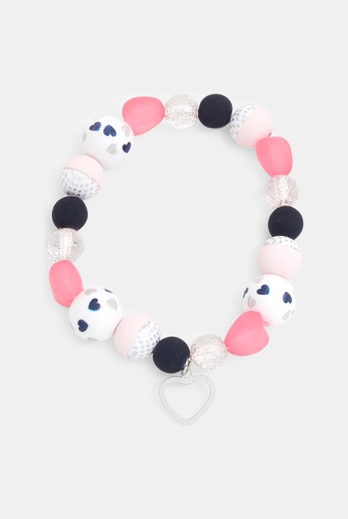 Perlenarmband Rosa Mädchen 1