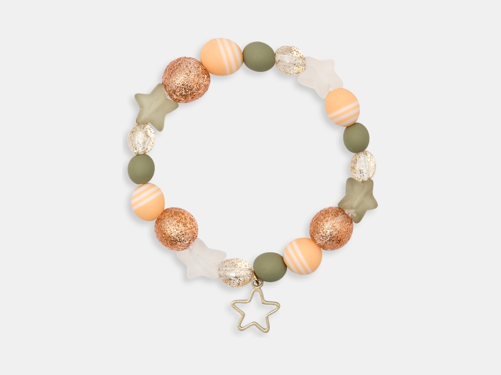 Bracelet de perles étoile fille 1
