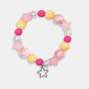 Girl's pink bead bracelet 1