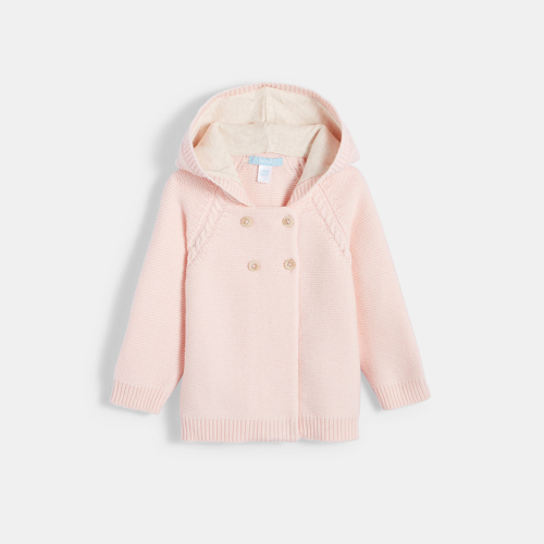 Gilet a capuche bebe fille sale