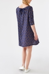 Robe fluide imprimée à nœud dos de maternité 2