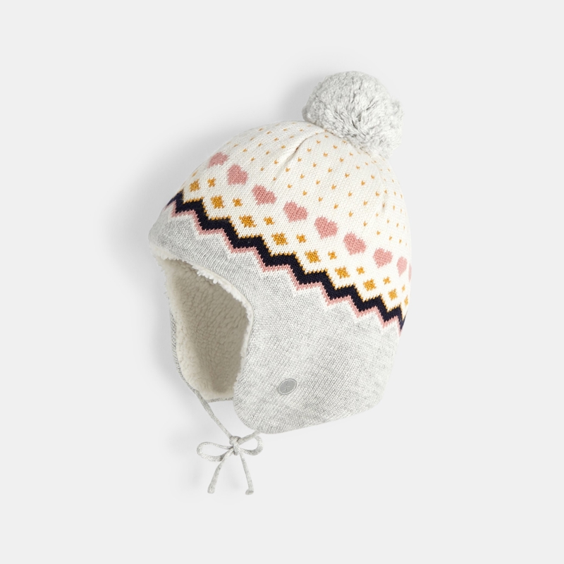 Bonnet Peruvien Gris Ou Noir Fille Okaidi Obaibi