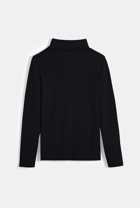 Gładka koszulka z golfem dla chłopców 2