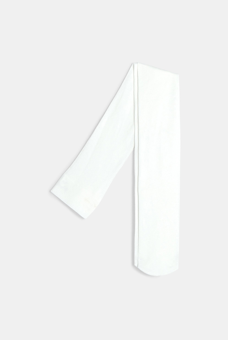 Collants en nylon blanc fille 1