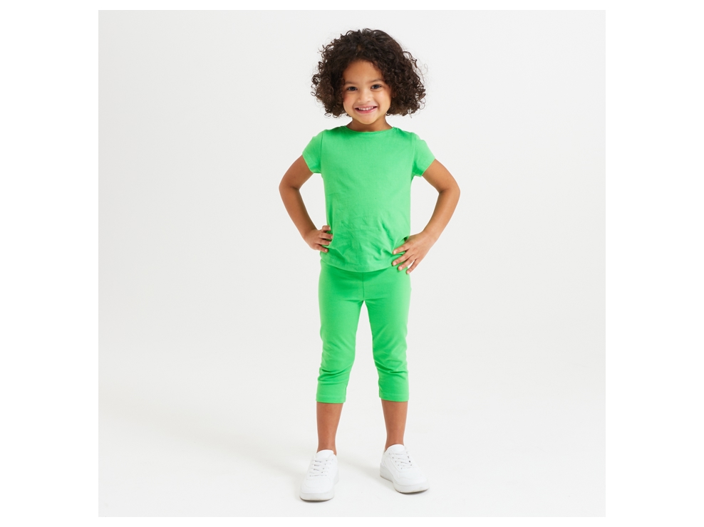 Camiseta básica verde niña 1