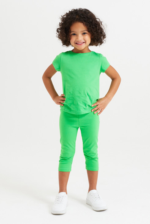 Samarreta bàsica verd nena 2