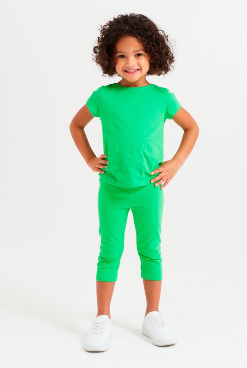 Samarreta bàsica verd nena 1