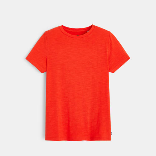 Camiseta basica roja niño sale