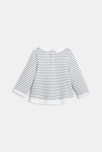 Conjunto de pantalón corto y sudadera gris bebé niña 5