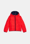Anorak con capucha rojo niño 1