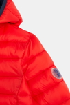 Anorak con capucha rojo niño 4