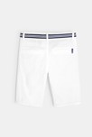 Bermuda stretch imprimé ceinturé blanc garçon 5
