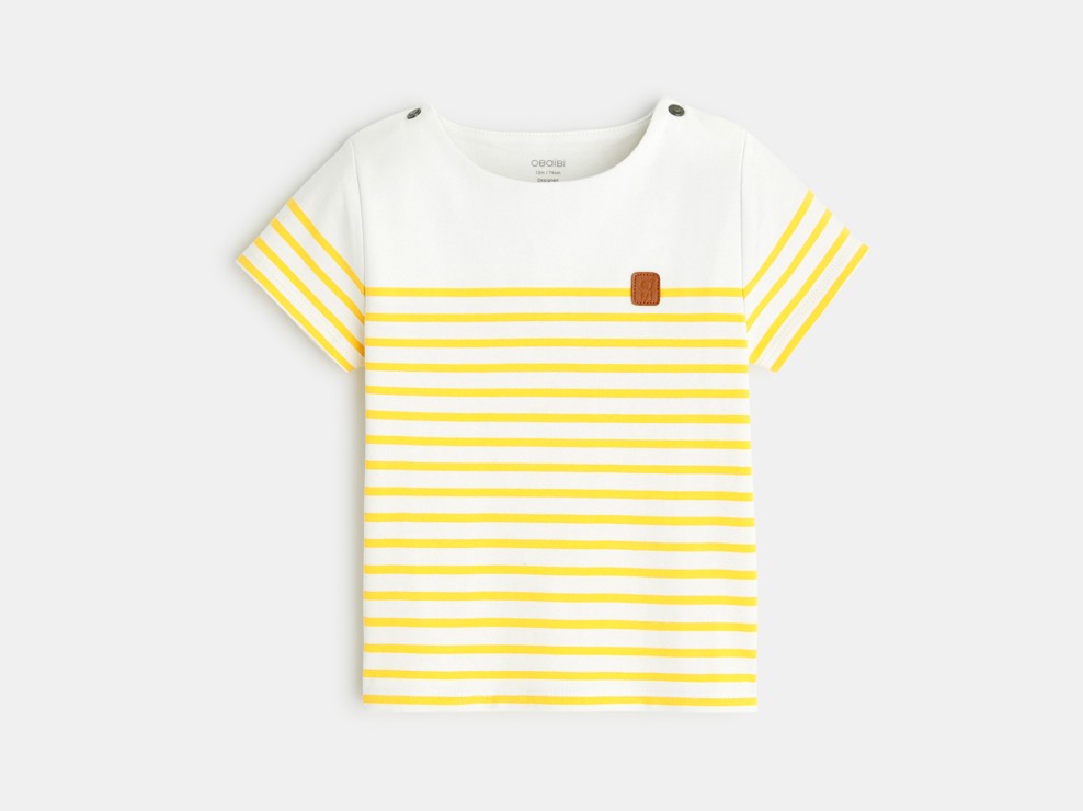 Matrosen-T-Shirt Gelb Baby Jungen 1