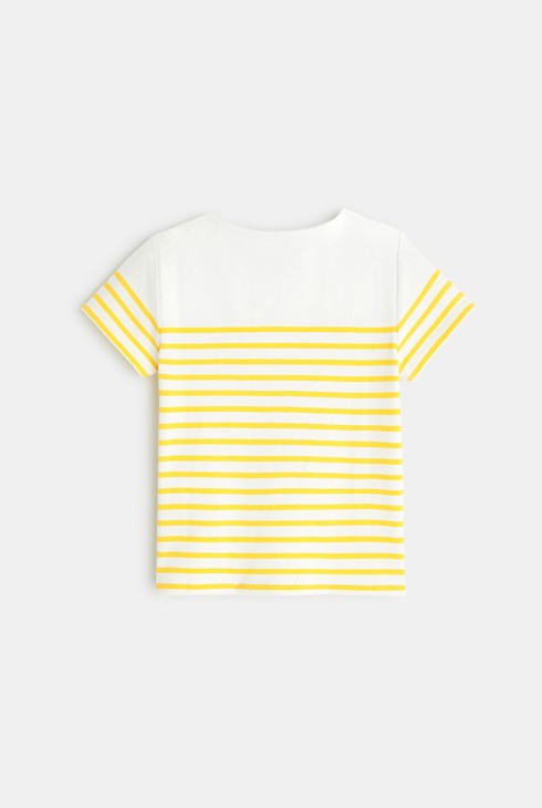 Matrosen-T-Shirt Gelb Baby Jungen 2