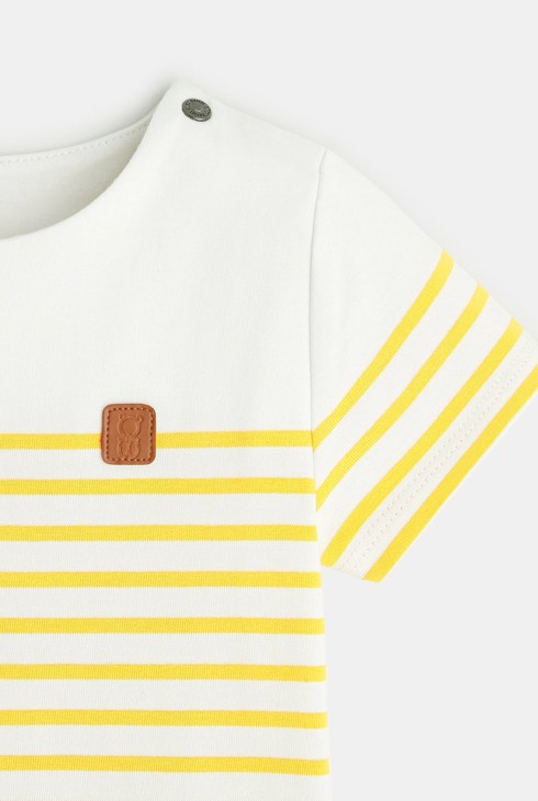 Camiseta marinera amarilla bebé niño 2
