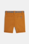 Short en piqué de coton beige bébé garçon 3