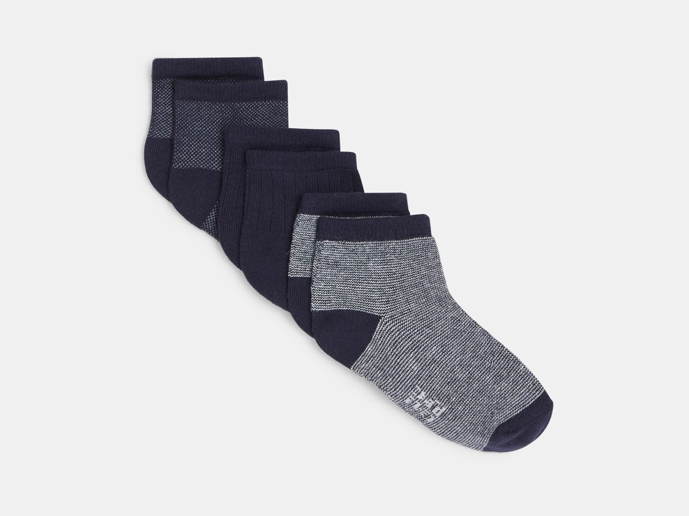 Modische Söckchen (3er-Pack) Blau Jungen 1