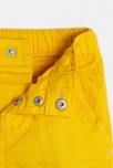 Pantalon taille pressionnée jaune bébé garçon 2