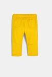 Pantalon taille pressionnée jaune bébé garçon 4