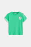 T-shirt à motif vert bébé garçon 1