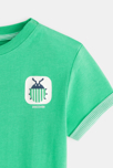 T-shirt à motif vert bébé garçon 2
