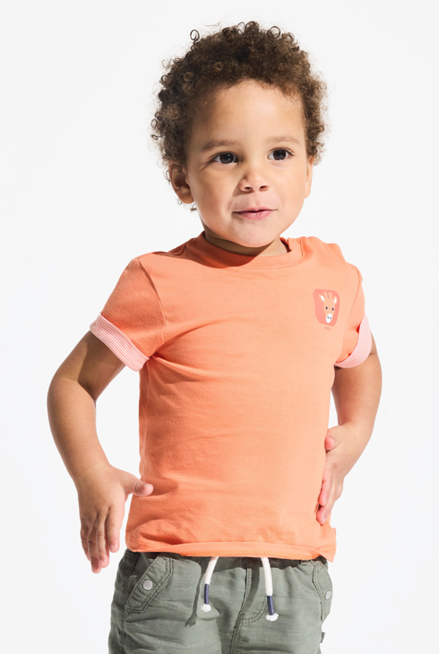 Majica z motivom  oranžna dojenček deček 1