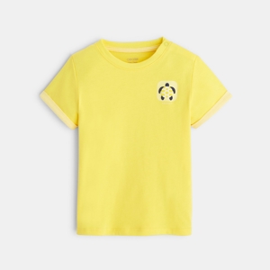 T-shirt à motif jaune bébé garçon 1