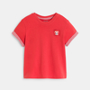 T-shirt à motif rouge bébé garçon