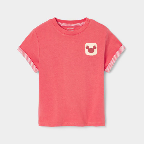T-shirt À Motif Rouge Bébé Garçon - Corail Moyen - 18M - OBAIBI