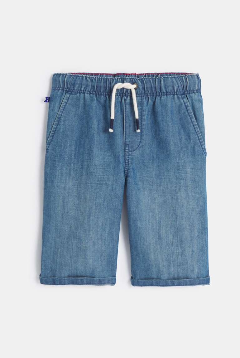 Bermudas vaqueras slim azul niño 1