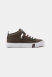 Baskets mid en toile vertes garçon 1