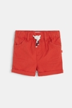 Short toile uni orange bébé garçon 1