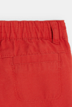 Short toile uni orange bébé garçon 3