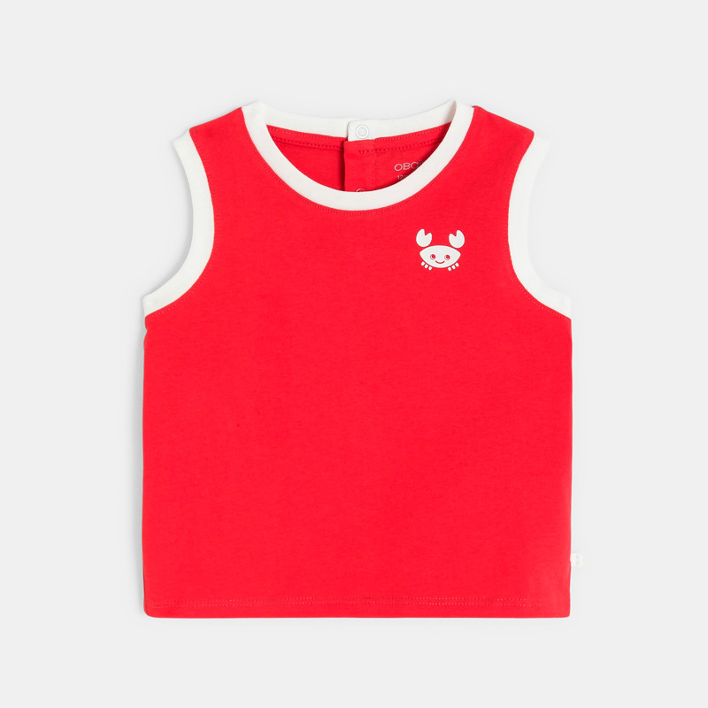 Jersey-Tanktop Kleinkind Junge