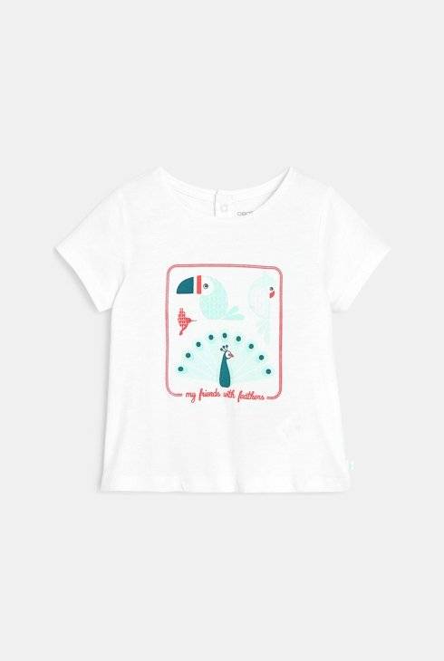 T-Shirt mit Motiv Blau Baby Mädchen 1