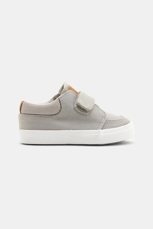 Derby-Tennisschuhe mit breiten Klettverschlüssen Grau Baby Jungen 1