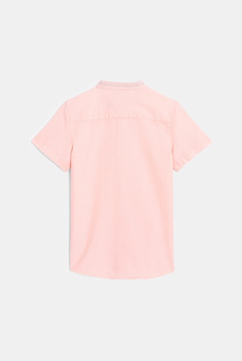 Hemd mit Mao-Kragen Rosa Jungen 2