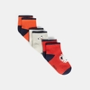 Socquettes assorties (lot de 3) orange bébé garçon
