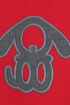 Polo de piqué con dibujo en la espalda rojo bebé niño 3