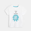 T-shirt à motif marin turquoise bébé garçon