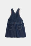 Vestido tipo peto vaquero azul bebé niña 3