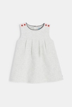 Vestido pichi de punto gris bebé niña 1