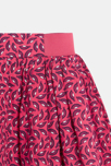 Falda de patinadora estampada rosa niña 2