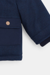 Manteau de ville imperméable à capuche bleu bébé garçon 5