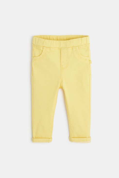 Pajkice iz denima  rumena dojenček deklica 1