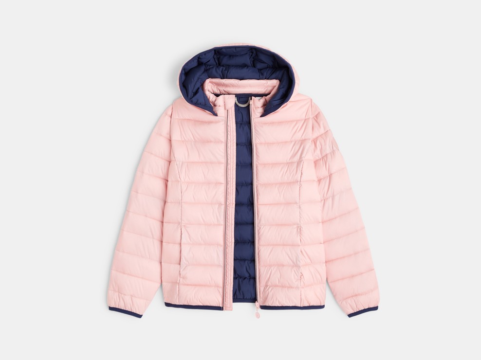Piumino caldo e leggero rosa bambina 2