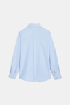 Chemise Oxford à col américain turquoise garçon 4