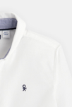 Chemise Oxford à col américain blanc garçon 3
