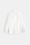Chemise Oxford à col américain blanc garçon 4